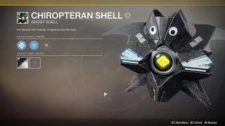 Chiropteran Shell Showcase  Destiny 2 Festival of the Lost [upl. by Chesna]