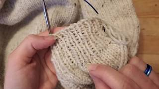 Tutoriel Tricot  Rabattage Tubulaire Tubular Bind Off [upl. by Gambrill]