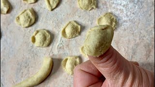 COME FARE LE ORECCHIETTE PUGLIESI 🍝 HOW TO MAKE APULIAN ORECCHIETTE [upl. by Trula782]