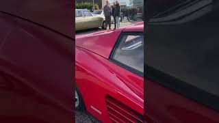 ❤️Ferrari Testarossa  Silverstone Classic Sunday 2024 in Zwanenburg  carlive [upl. by Scarito]