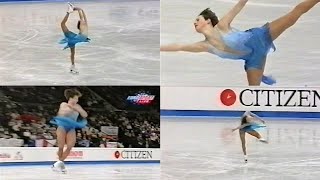 Irina Slutskayas winning Short Program ⛸ 2000 European Figure Skating 🎵 Appassionata Secret Garden [upl. by Xirdnek]