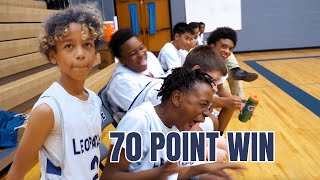 They Dropped A 70 BOMB In Middle School Basketball Basketball Highlights Edit [upl. by Adnol974]