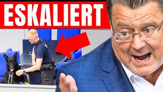 HAFTBEFEHL IM BUNDESTAG 💥 AUFSICHT GIBT AUF 💥 RIESEN EKLAT IM BUNDESTAG JAGT 2 MIO KLICKS [upl. by Leahcimnaes]