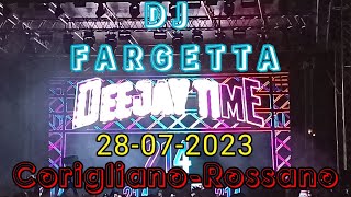 3 Dj FARGETTA live DeejayTime sul lungomare SantAngelo a RossanoCorigliano per la serata dance90 [upl. by Llehcear21]