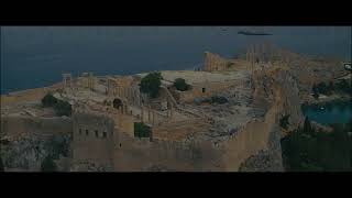 Lindos Rhodes  Cinematic 4k HDR travel [upl. by Higginson]