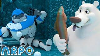 Winter Wonderland  ARPO The Robot  Funny Kids Cartoons  Kids TV Full Episodes [upl. by Nalod121]