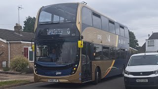 Stagecoach Midlands ADL Enviro 400 MMC 11133 SK68 LVE on route 6 [upl. by Idelle]