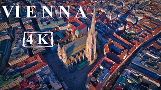 Vienna  Europes capital 4 K  from above [upl. by Ariaj]