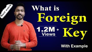 Lec10 Foreign Key in DBMS  Full Concept with examples  DBMS in Hindi [upl. by Aennil332]