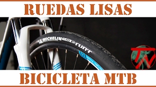 Cubiertas lisas asfalto en bicicleta de montaña mtb 🚴 [upl. by Renaud]