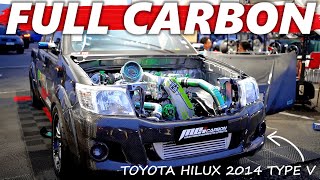 MODIFIKASI TOYOTA HILUX JADI FULL CARBON [upl. by Ylicec]