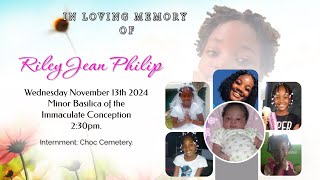 In Loving Memory of Riley Jean Philip [upl. by Orteip]