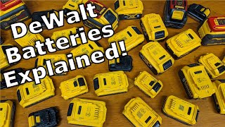 Every Dewalt Battery Explained Including PowerStack and Flexvolt [upl. by Neelak]