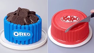 Ultimate KITKAT amp OREO Chocolate Mixed Cake  DIY Chocolate CAKE TRICK  Cake Decorating Ideas [upl. by Nylrats917]