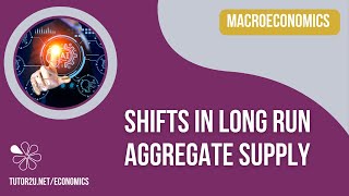 Explaining Shifts in Long Run Aggregate Supply I Macroeconomics [upl. by Ewnihc]