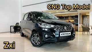 New Ertiga Zxi Cng 2024  Best Cng Variant😍 Detailed Review [upl. by Warrick]