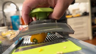 Vegetable Slicer Multifunctional Veggie Slicer Shredder with Container Essential Kitchen Gadgets [upl. by Misha528]