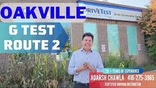 Oakville G Test Route no 2  Full G Road Test Route with Road Test Tips [upl. by Amelia]