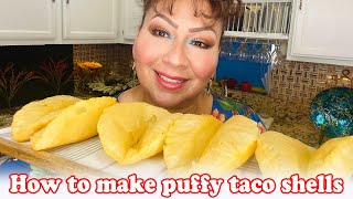 DIY Puffy Taco Shells  Easy amp Versatile Taco Recipe  Perfect for Summer [upl. by Eatnod]