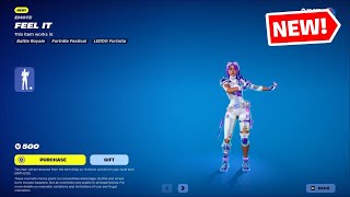 Fortnite NEW Feel It Emote Icon Series in Fortnite Item Shop 14th August 2024 [upl. by Acissaj944]