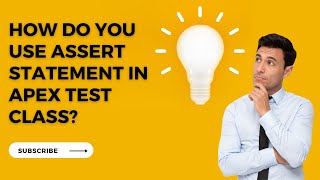 Assert statements in apex test class  How do you use assert statement in Apex test class [upl. by Oivalf60]