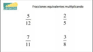 Como encontrar fracciones equivalentes multiplicando [upl. by Bbor13]