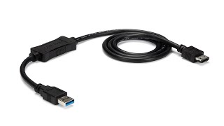 USB 30 to eSATA HDD  SSD  ODD Adapter Cable  USB3S2ESATA3  StarTechcom [upl. by Powel]