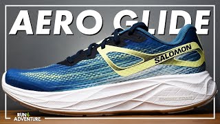 SALOMON AERO GLIDE First Run amp First Impressions Review  Salomons best road shoe  Run4Adventure [upl. by Sajet]