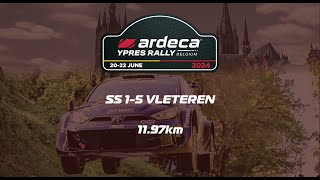 Ardeca Ypres Rally 2024  SS 15 Vleteren [upl. by Brodench]