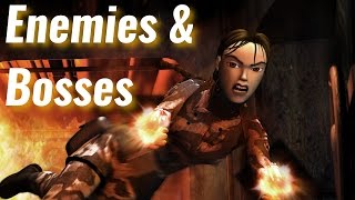 Tomb Raider 5  All Enemies amp Bosses [upl. by Alyled]