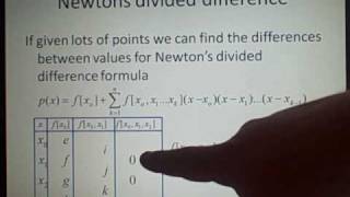 Interpolation  Newtons forwarddifference methods [upl. by Lodhia]