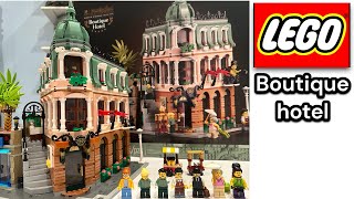 Lego Boutique Hotel Build  Lego Modular Buildings Lego Set 10297 [upl. by Loreen]