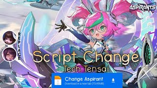 Script Skin Change Aspirant No Password  Full Effect amp Voice  Update Patch Terbaru 2024  MLBB [upl. by Moraj]