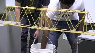 2013 Spaghetti Bridge Test [upl. by Odraude474]