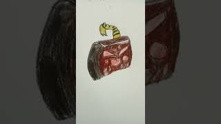 Drawing bomb fruit day 24 of drawing blox fruits [upl. by Matthei112]