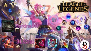 No se si es mejor la partida o las charlas outplay XD  Seraphine support  League of legends [upl. by Nielsen]