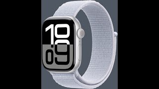 Apple Watch Series 10 GPS 42mm case Smartwatch with Silver Aluminium Case with Denim Sport Band [upl. by Ilatfen876]