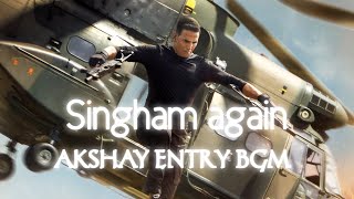 SINGHAM AGAIN  AKSHAY KUMAR ENTRY BGM 🔥  AKSHAY KUMAR  AJEY DEVGAN  SINGHAM AGAIN BGM [upl. by Angid]