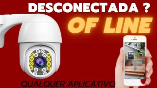 CAMERA DE SEGURANÇA WIFI DESCONECTADA DISPOSITIVO OF LINE NÃO FUNCIONA NO CELULAR [upl. by Etteyafal]