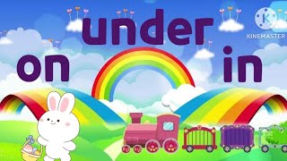 Inon and under song for kids حروف الجر الانجليزية للاطفال englishkidsvideolearning تأسيس kids [upl. by Areema719]