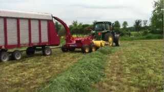 New Holland FP240 in Grass [upl. by Zinck]