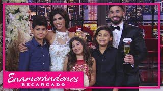 Carolina celebra su compromiso con Jonathan acompañada de sus hijos  Enamorándonos [upl. by Roee246]