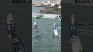 The Flying French first victory in SailGP 🇫🇷 How many will they secure next season 🤔 racing [upl. by Wendall471]