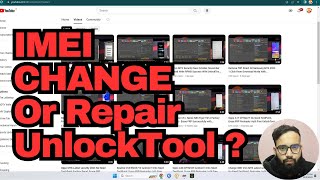 Repair IMEI MTK New Security By UnlockTool  imei change illegal [upl. by Eolande]