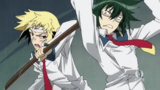 Medaka Box  Hidayoshi vs Hyuga ⚔️ English Dub [upl. by Vallonia]