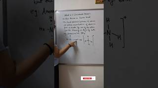 how coordinate bond formed DATIVE Bond  coordinate bond chemical bonding class 9th 10th shorts [upl. by Tran864]