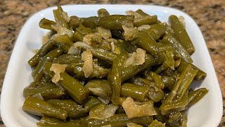 How to Cook Southern Country Style Green Beans [upl. by Ahsatin]