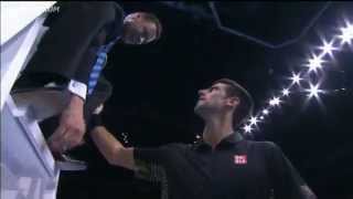 Djokovic Wins Final Showdown With Hot Shot Backhand Pass [upl. by Giulio]