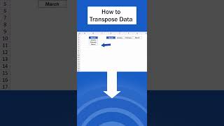 How to Transpose Data in Excel [upl. by Stanway]