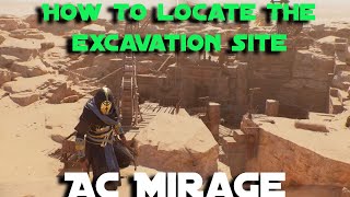 How to locate the excavation site in Assassin’s Creed Mirage [upl. by Terhune284]